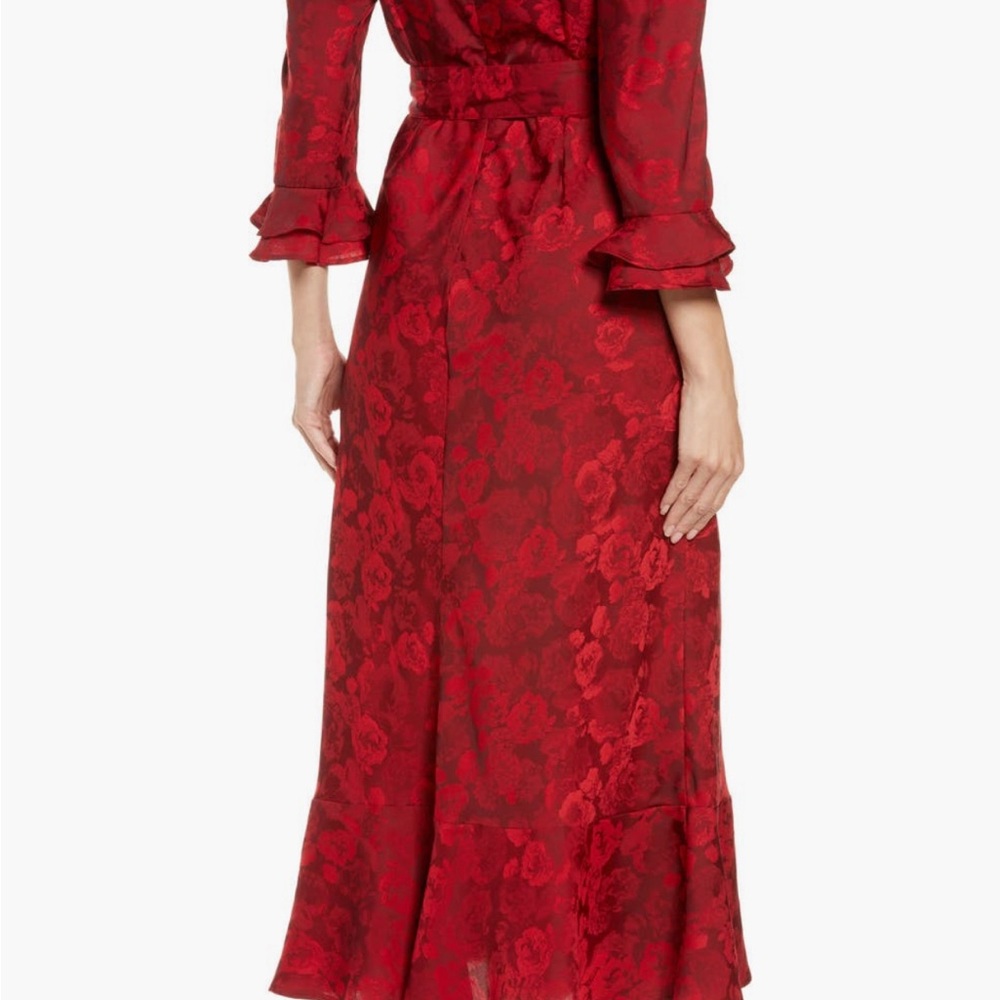 BRAND NEW RAHI Flora Belted Midi Dress - Picture 3 of 14